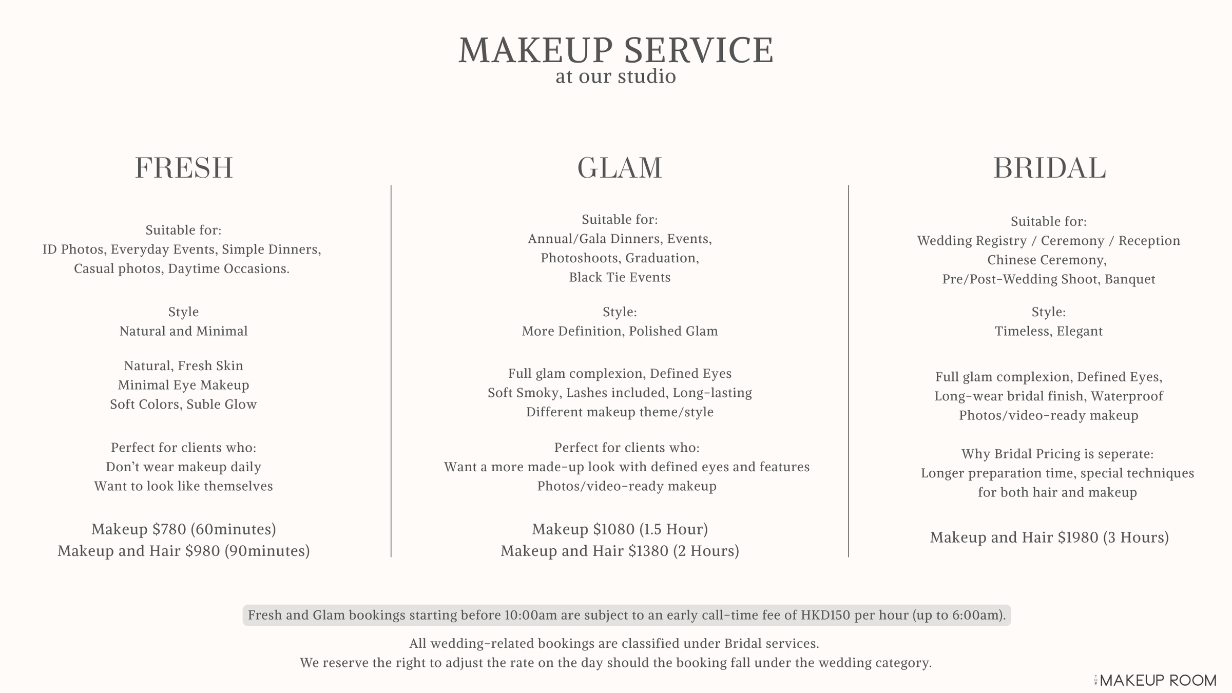 MAKEUP SERVICE