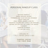 PERSONAL MAKEUP CLASS - The Makeup Room