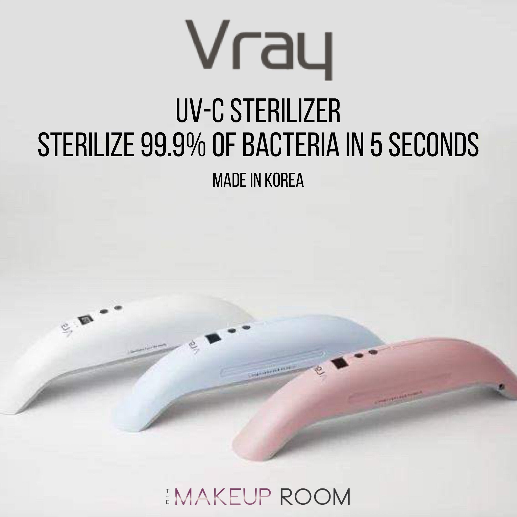 UV-C PORTABLE STERILIZER (STERILIZE 99.9% OF BACTERIA IN 5 SECONDS) *PRE-ORDER* - The Makeup Room